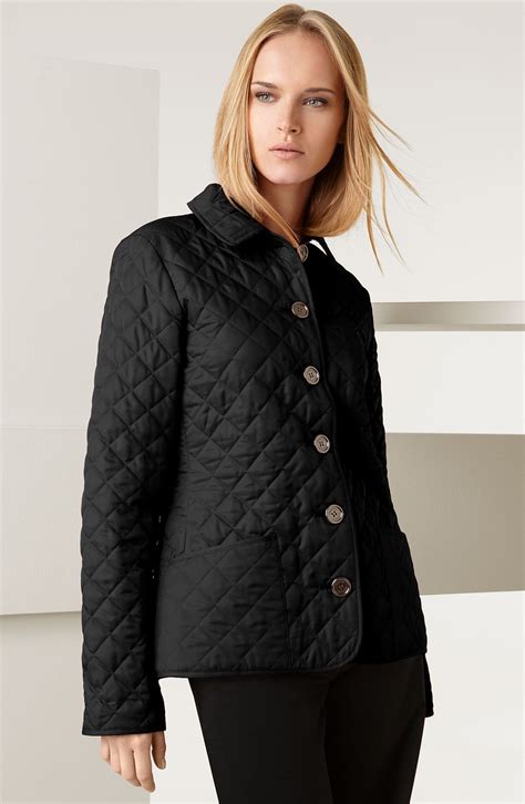 burberry brit quilted down jacket|Burberry quilted jacket sale women.